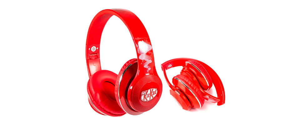 KitKat promo Hi-Fi Headphones by GBP