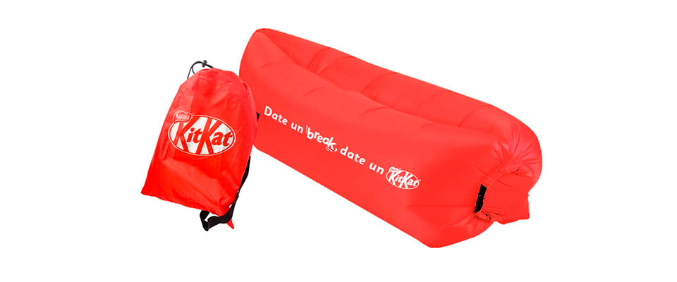 KitKat promo Inflatable Bed by GBP