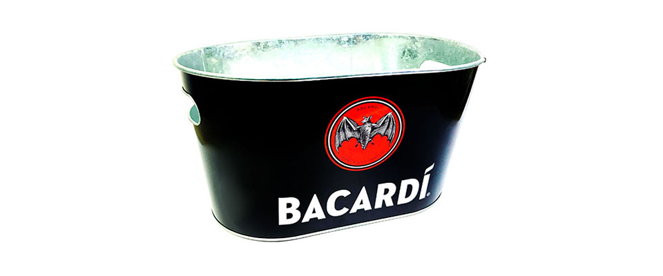 Bacardí promo Bucket by GBP