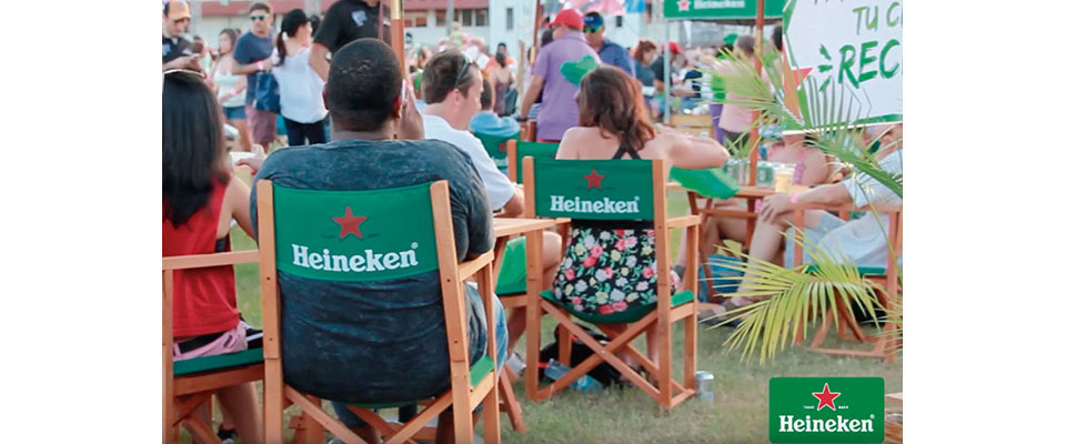 Heineken promo Chair & Table by GBP