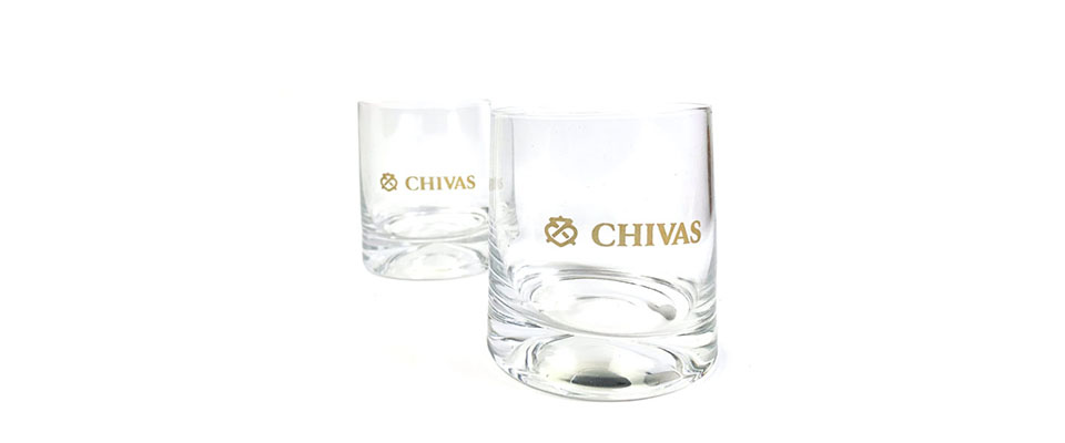 Chivas promo Glasses by GBP