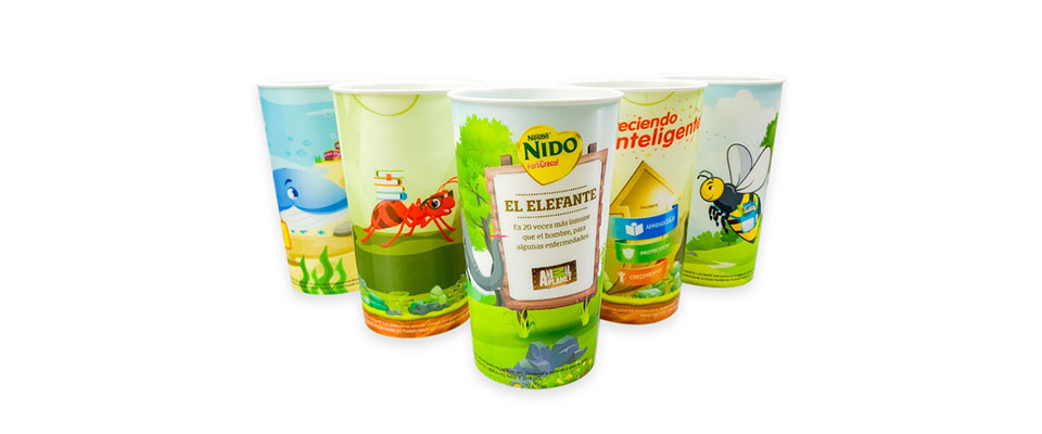 Nido promo Paper Cups by GBP