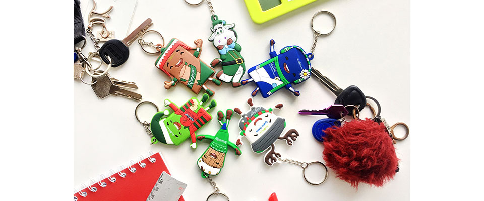 Dos Pinos promo Keychains by GBP